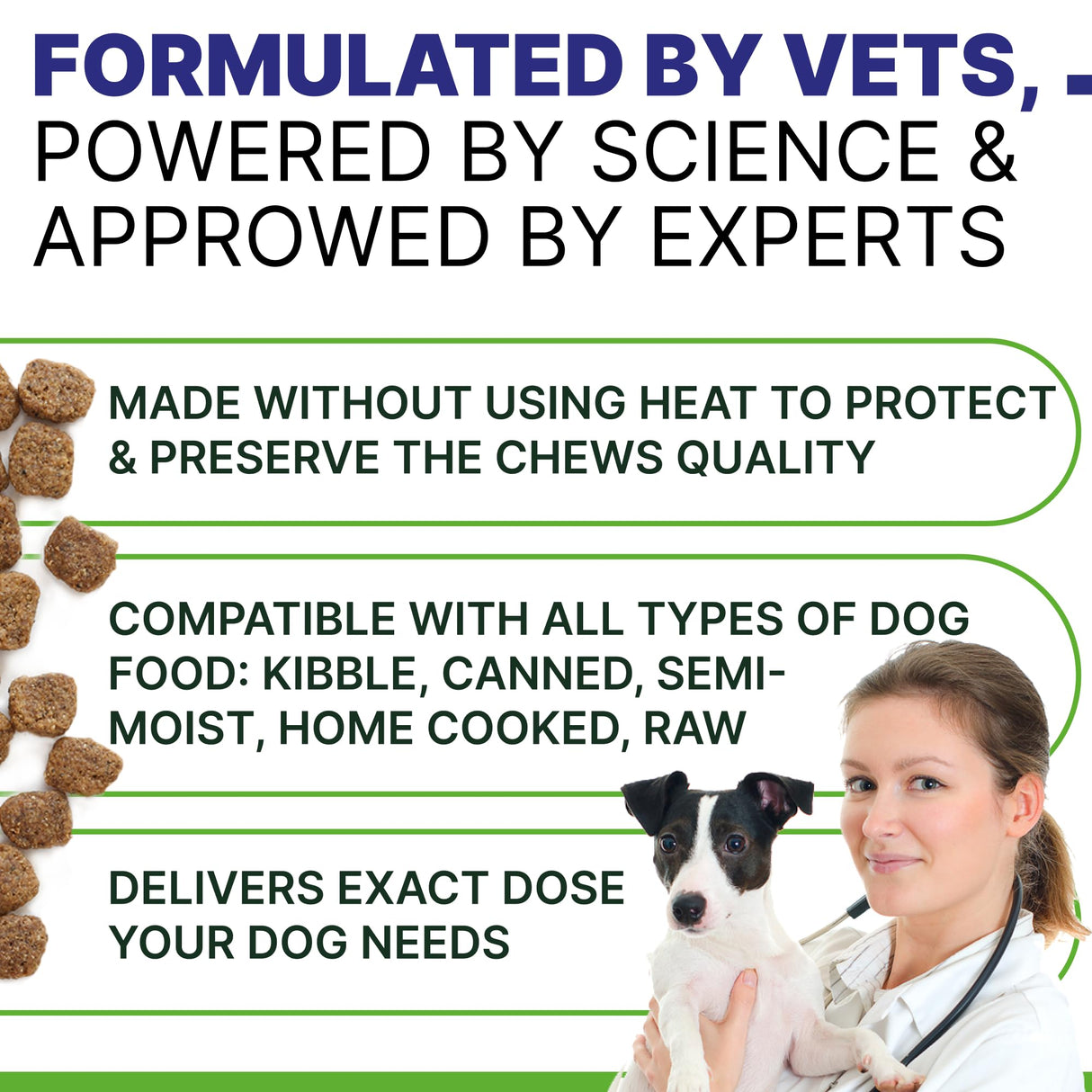Pawsential NO Poo Chews for Dogs - Prevent Dog Poop Eating - Coprophagia Treatment - Stool Eating Deterrent - Digestive Health + Breath Aid/Probiotics & Enzymes - Made in USA - 120 Treats