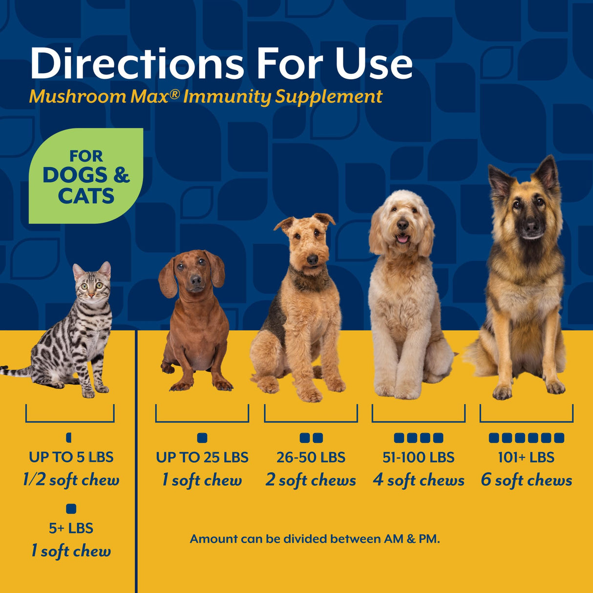 NaturVet Mushroom Max Advanced Immune Support Dog Supplement – Helps Strengthen Immunity, Overall Health for Dogs – Includes Shitake Mushrooms, Reishi, Turkey Tail – 120 Ct.
