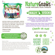 Load image into Gallery viewer, Nature Gnaws Bully Stick Springs for Dogs 7-8" (6 Count) - Long Lasting for Aggressive Chewers - Natural Curly Beef Dog Chew Bones - Rawhide Free