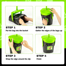 Load image into Gallery viewer, MXF Pooper Scooper Swivel Bin & Rake Kit with 20 Waste Bags, 36.6" Long Handle Adjustable Portable Non-Breakable Dog Pooper Scooper for Large Medium Small Dogs, Poop Scooper for Lawn Yard Dog Kennel
