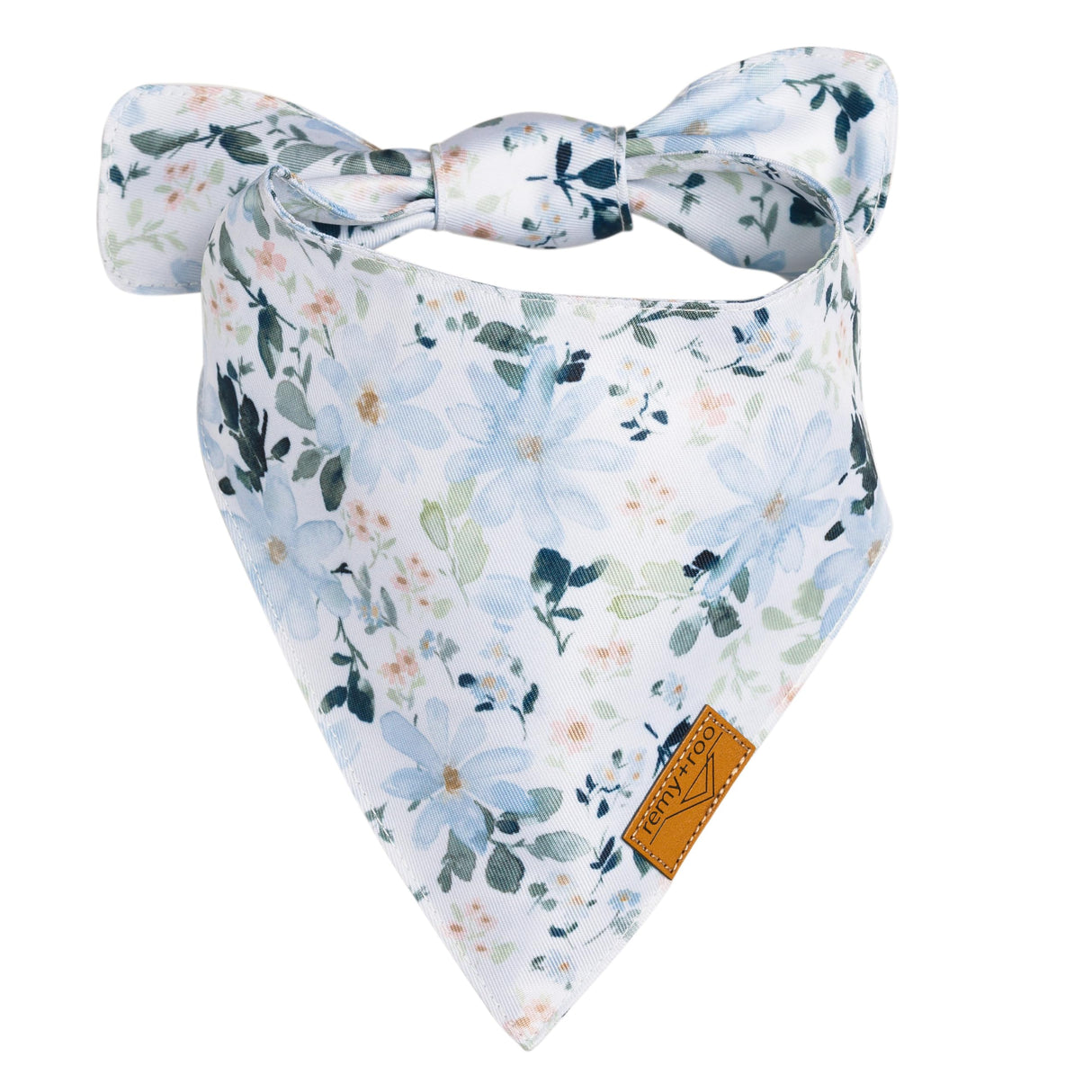 Remy+Roo X Boon Ties Dog Bandanas - 2 Pack | Premium Durable Adjustable Polyester Fabric | Patented Shape Boy & Girl Dog Bandanas | Pack of Bandanas for Dogs (Small)