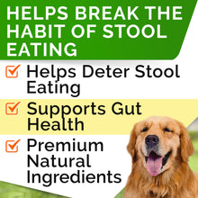 Load image into Gallery viewer, STRELLALAB No Poo Chews for Dogs - Coprophagia & Stool Eating Deterrent with Probiotics, Digestive Enzymes & Breath Aid Support - Stop Dog Poop Eating (120Ct, Poultry)