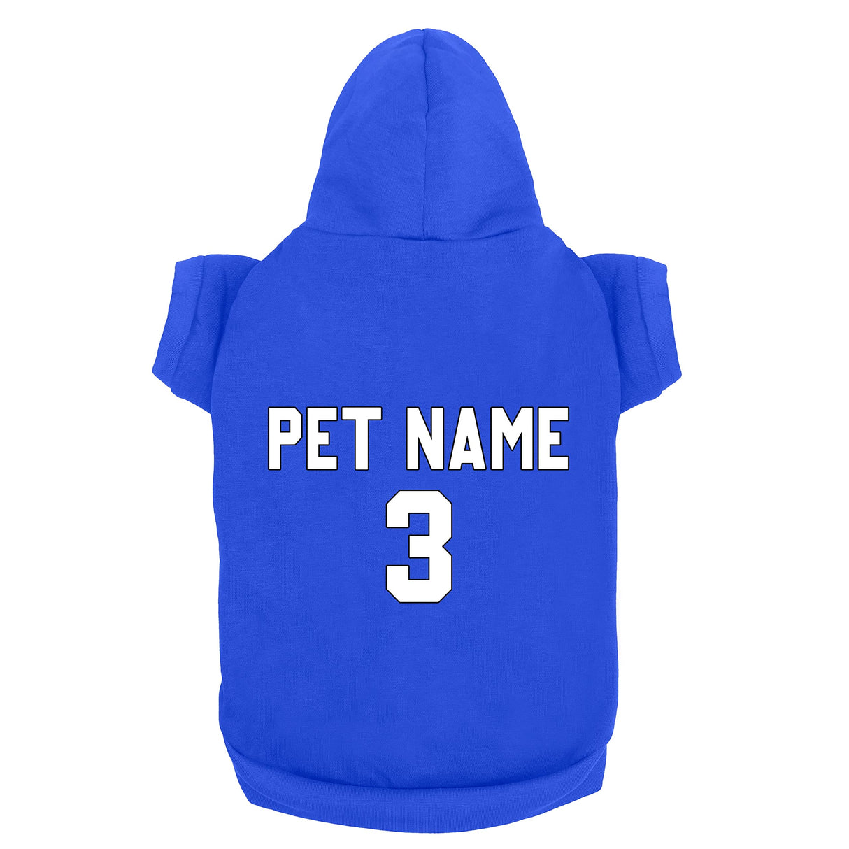 Custom Dog Clothes - Design Your Own Pet Hoodie Add Name Number Personalized Sweater Jersey for Small Medium Large Dogs