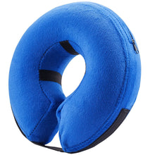 Load image into Gallery viewer, BENCMATE Inflatable Dog Cone Collar Alternative, Soft Dog Cone for Small Medium Large Dogs and Cats, Neck Recovery ECollar Donut Collar After Surgery (Medium, Blue)