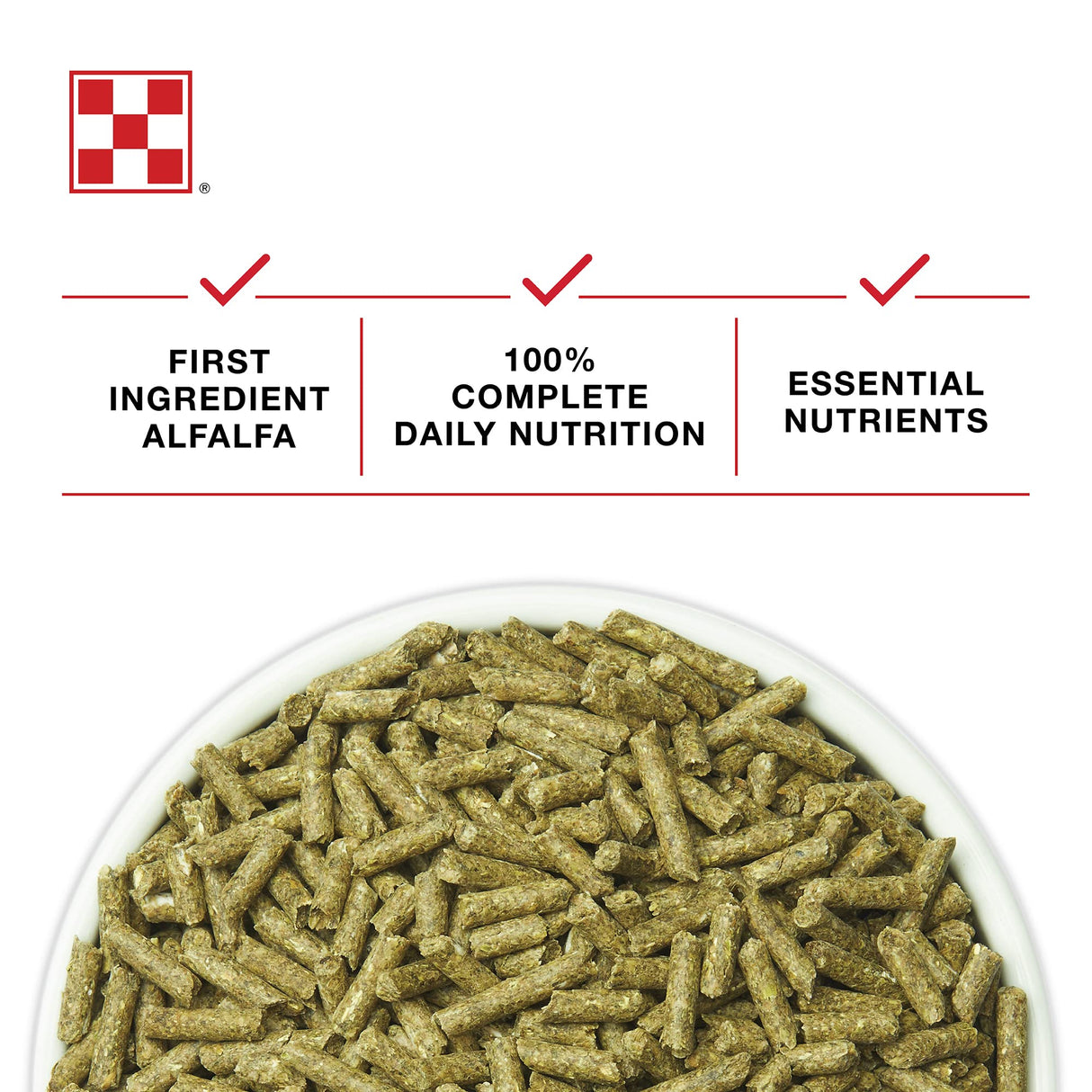 Purina Rabbit Food Complete Pellets, 25 lb