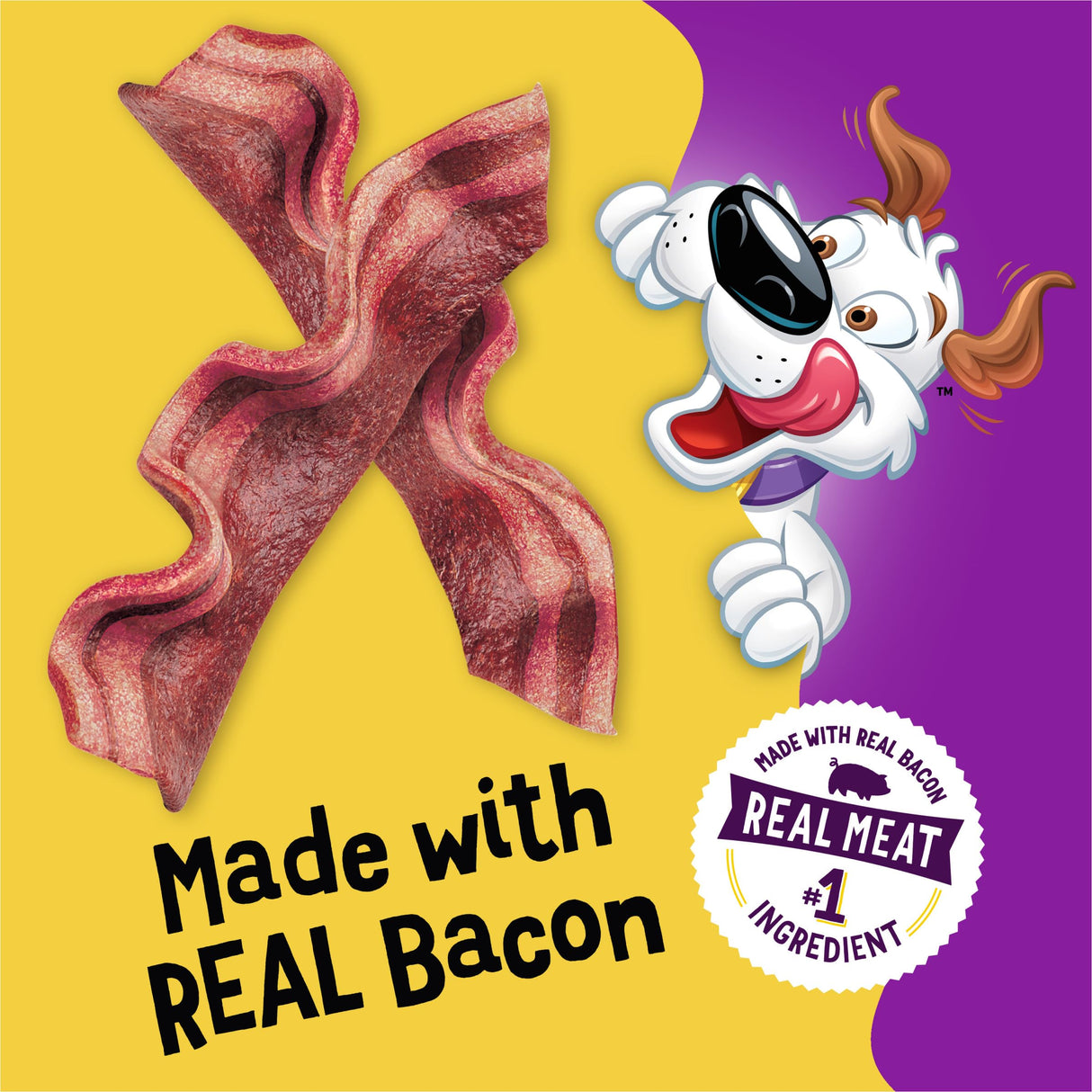 Purina Beggin' Strips Dog Treats, Original With Bacon Flavor - (Pack of 2) 26 oz. Pouches
