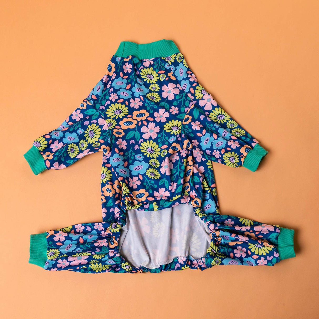 LovinPet Onsie for Dog After Surgery Big Dogs, Big Dog Clothes, Post Surgery Onesie, Lightweight Fabric Pitbull Dog Pullover Pajamas, Puppy Pajamas, Pitbull Clothes, Blue Green XL