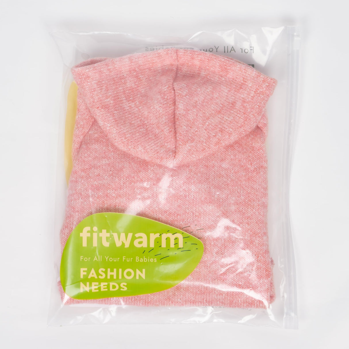 Fitwarm Knitted Dog Hoodie Sweater, Winter Clothes for Small Dogs Boy Girl, Lightweight Pet Sweatshirt, Heather Pink, XXL