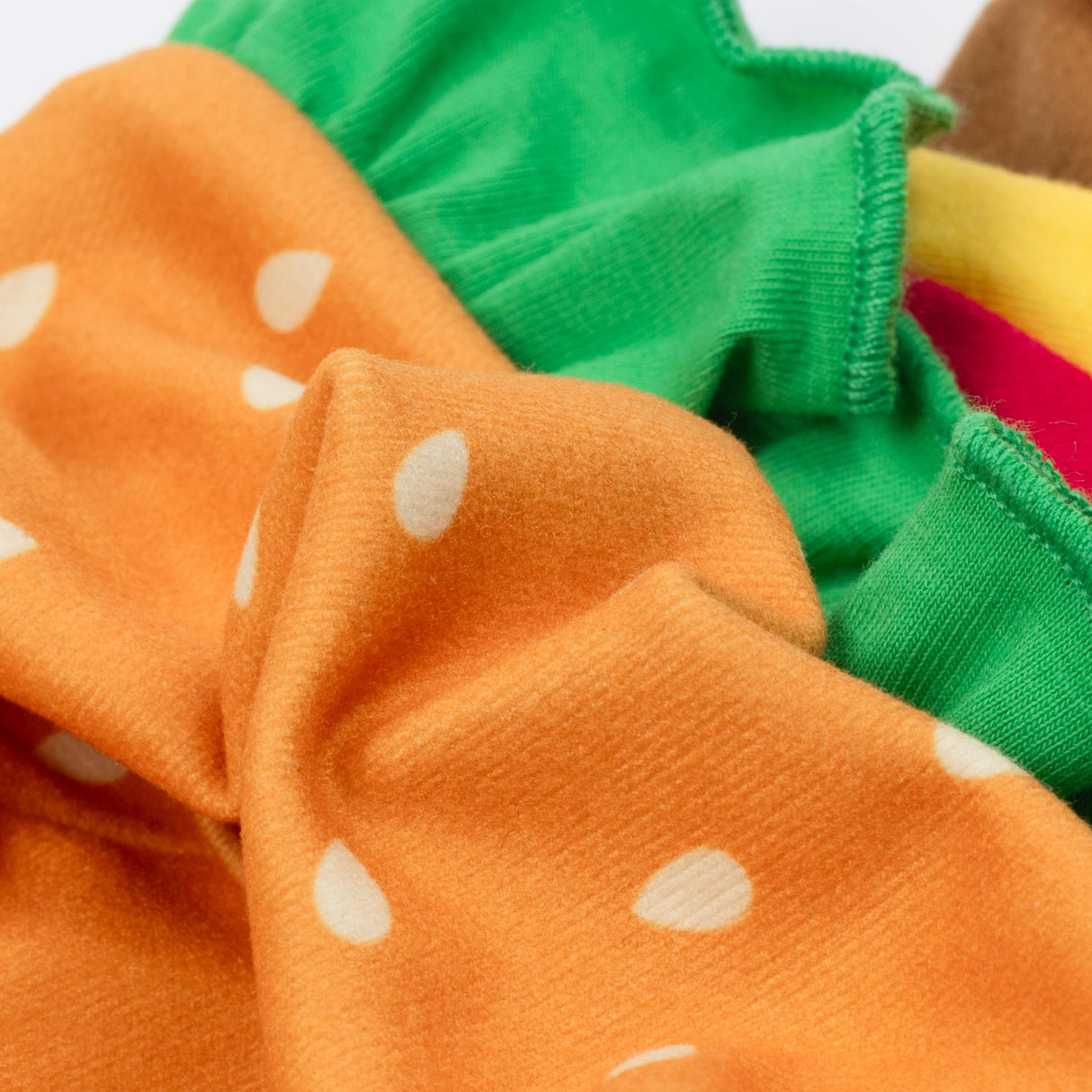 Fitwarm Halloween Dog Hamburger Costume, Funny Clothes for Small Dogs Boy Girl, Pet Fast Food Outfit, Orange, Small