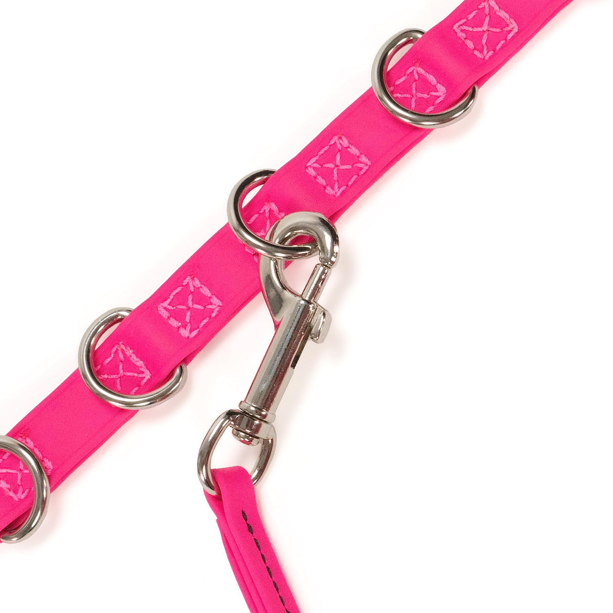 Jelly Pet Dog Grooming Loop Extender Strap for Grooming Table and Tub, Made with Rubber Waterproof Material, Extends Loops 13inches (Hot Pink)