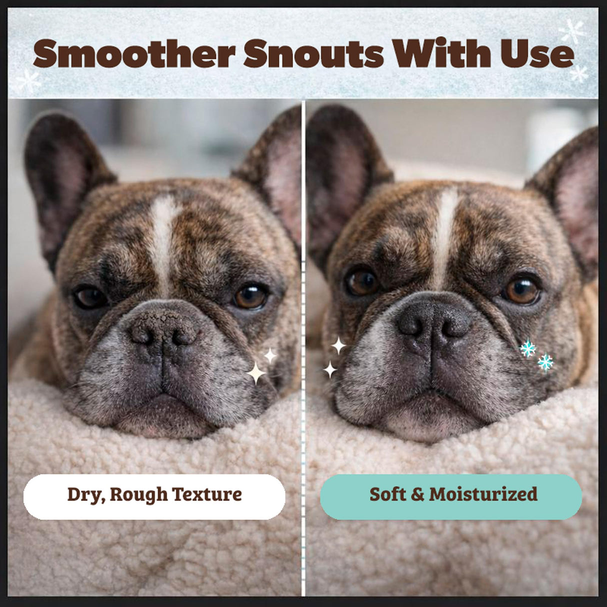 Natural Dog Company Snout Soother Balm – Dog Nose Balm for Dry Cracked Snouts, Moisturizing Winter Nose Care with Coconut Oil & Shea Butter, Lick Safe Dog Snout Balm for All Breeds, 2 oz Stick