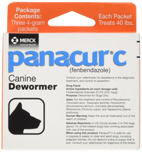 Load image into Gallery viewer, Panacur C Canine Dewormer (Fenbendazole), 4 Gram, 3 Count (Pack of 1), Red