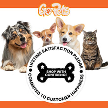 Load image into Gallery viewer, GoPets Dematting Comb for Dogs, Pet Grooming Rake, Double-Sided Dog Brush for Shedding, Deshedding Brush for Cats, Undercoat Mat Dematting Tool for Long Haired Cats, Cat Comb for Grooming Matting Hair