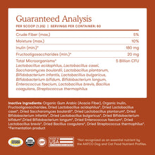 Load image into Gallery viewer, Fera Pets Probiotics for Dogs & Cats with Prebiotics - USDA Organic - Gut Health Powder Supplement with 12 Strains and 5 Billion CFUs - Supports Immunity, Energy and Skin & Coat - 60 Scoops