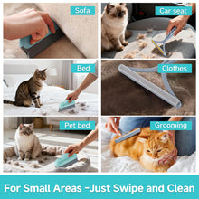 Load image into Gallery viewer, Carpet Rake for Pet Hair Removal Tool, Reusable Pet Hair Remover Broom, Dog&Cat Hair Remover Scraper Rake with 54” Adjustable Long Handle, 3 Pcs Carpet Brush Rake for Rugs, Mats, Couch, Furniture