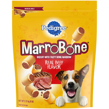 Load image into Gallery viewer, Pedigree Dry Dog Treats MarroBone, Real Beef Flavor, 6 lb. Bag (Pack of 1)