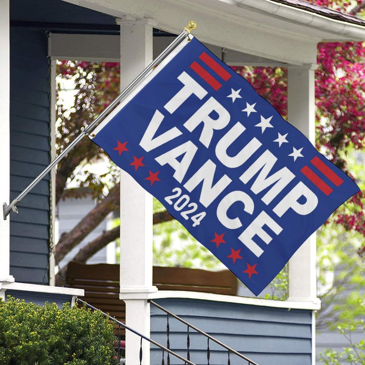 Trump Vance 2024 Flag Tapestry Donald Trump 2024 President Vance Flag Double Stitched and 2 Brass Grommets Banner for Outdoor Indoor yard Room Decor Hanging Decor 3x5 FT