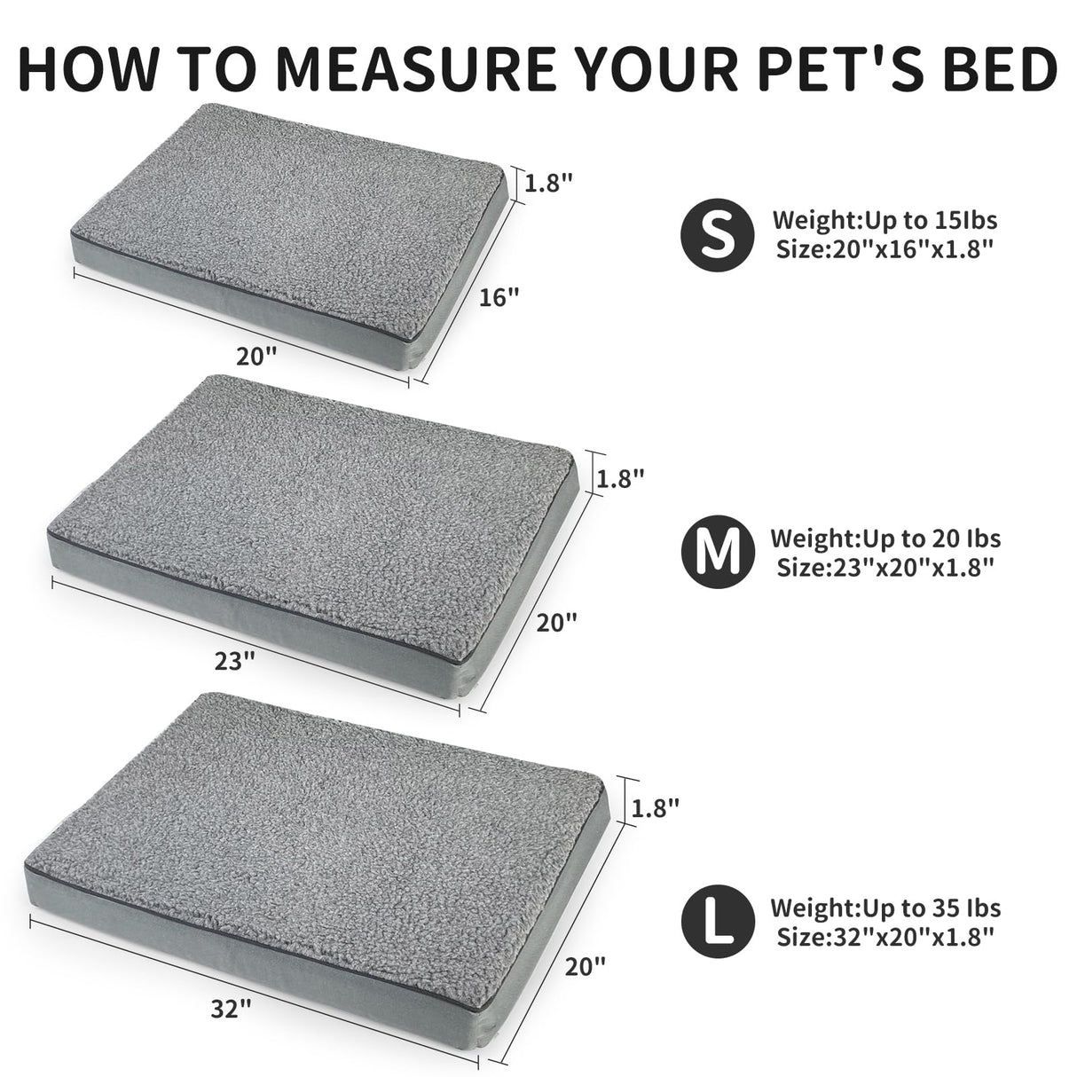 AUPETEK Heated Pet Beds for Indoor/Outdoor Cat & Dog Orthopedic Foam Warming Cat Beds Auto Temperature Control, Washable Cover with Waterproof Liner Thermo Kitty Electric Heating Bed