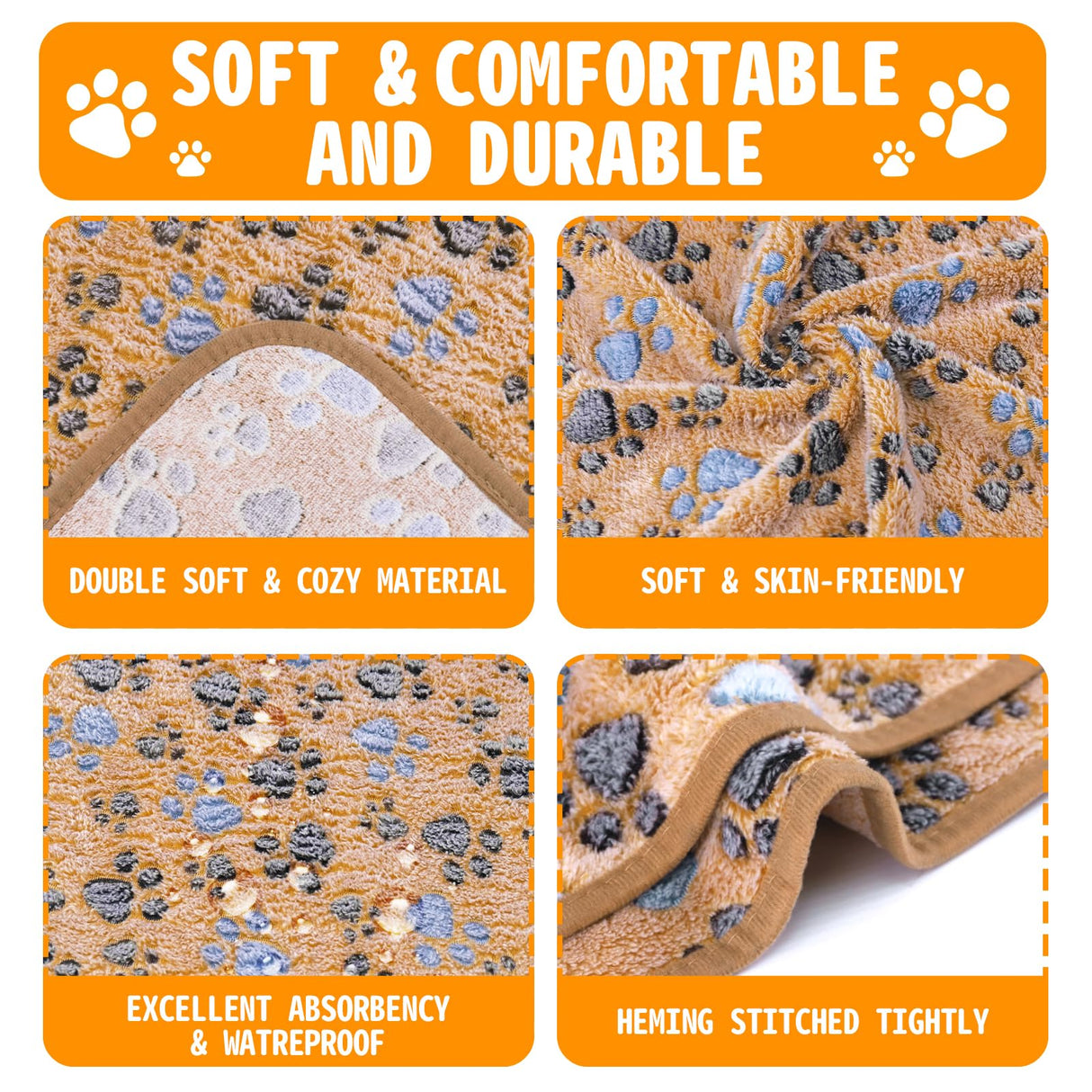 CHICAUP 8PCS Soft Guinea Pig Bedding Blankets Washable Small Animal Fleece Cage Liners Reusable Pet Pee Pad Sleep Mat Pad Cover for Hamster Chinchilla Rabbit Hedgehog Dog Cat Essentials (16×24 Inch)