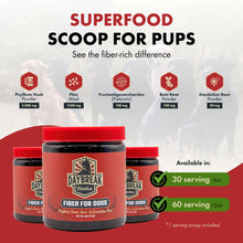 Load image into Gallery viewer, Daybreak Nutrition Fiber for Dogs Psyllium Husk, Beet Root, Dandelion Root, and Prebiotics to Aid in Relief from Diarrhea, Constipation, Anal Gland Issues, and Scoots
