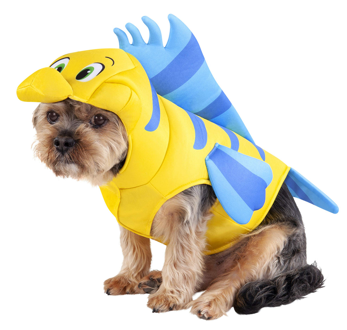 Rubies Disney Little Mermaid: Flounder Pet Costume for For Dogs or Cats, Medium