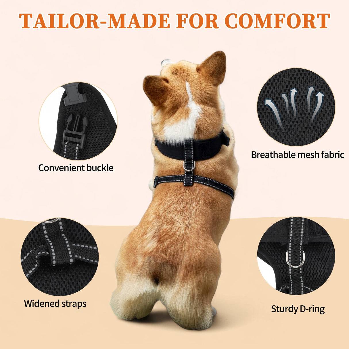 GLIDESMOOTH Dog Tuxedo for Wedding, Pet Tuxedo Suit with Bow Tie, Pet Costumes for Small Dogs, Formal Party Attire for Halloween Christmas, Medium, Black White