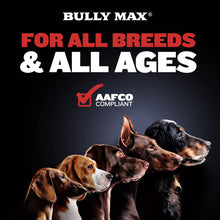 Load image into Gallery viewer, Bully Max 2-in-1 Muscle Builder Chewable Tablets for Dogs - Puppy & Dog Vitamins, Supplements for Muscle Gain & Growth - Canine Multivitamins Essentials for All Breeds & Ages - 30 Tabs