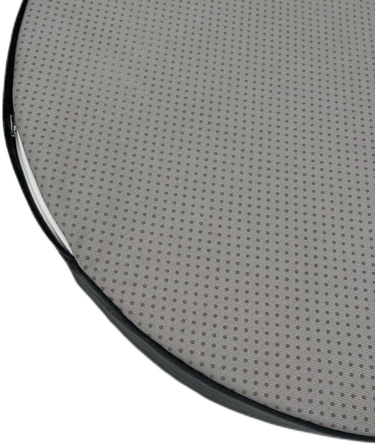 EechicSpace Waterproof Round Dog Bed with Washable Removable Cover & Liner Grey Velvet Orthopedic Foam Pad 36 Inch