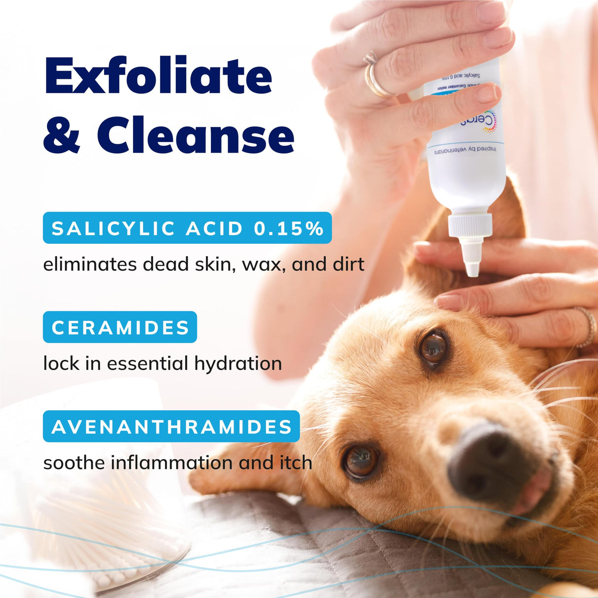 Covetrus CeraSootheยฎ SA Otic Cleansing Solution 16oz