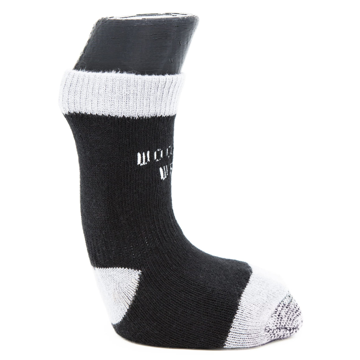 Woodrow Wear, Power Paws Advanced Dog Socks, Black Grey, S, Fits 25-45 pounds