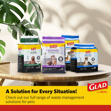 Load image into Gallery viewer, Glad for Pets Day to Night Activated Carbon Puppy Training Pads for Dogs with Wall Protection and Adhesive - Super Absorbent and Leak Proof Disposable Dog Training Pads, 30" x 36", 24 Count