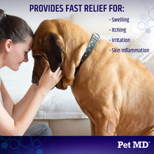 Load image into Gallery viewer, Pet MD Hydrocortisone Spray for Dogs, Cats, Horses - Itch Relief Spray & Hot Spot Treatment for Dogs, Irritated Dry Itchy Skin, Allergies, and Dermatitis - Reduces Topical Inflammation - 4 oz