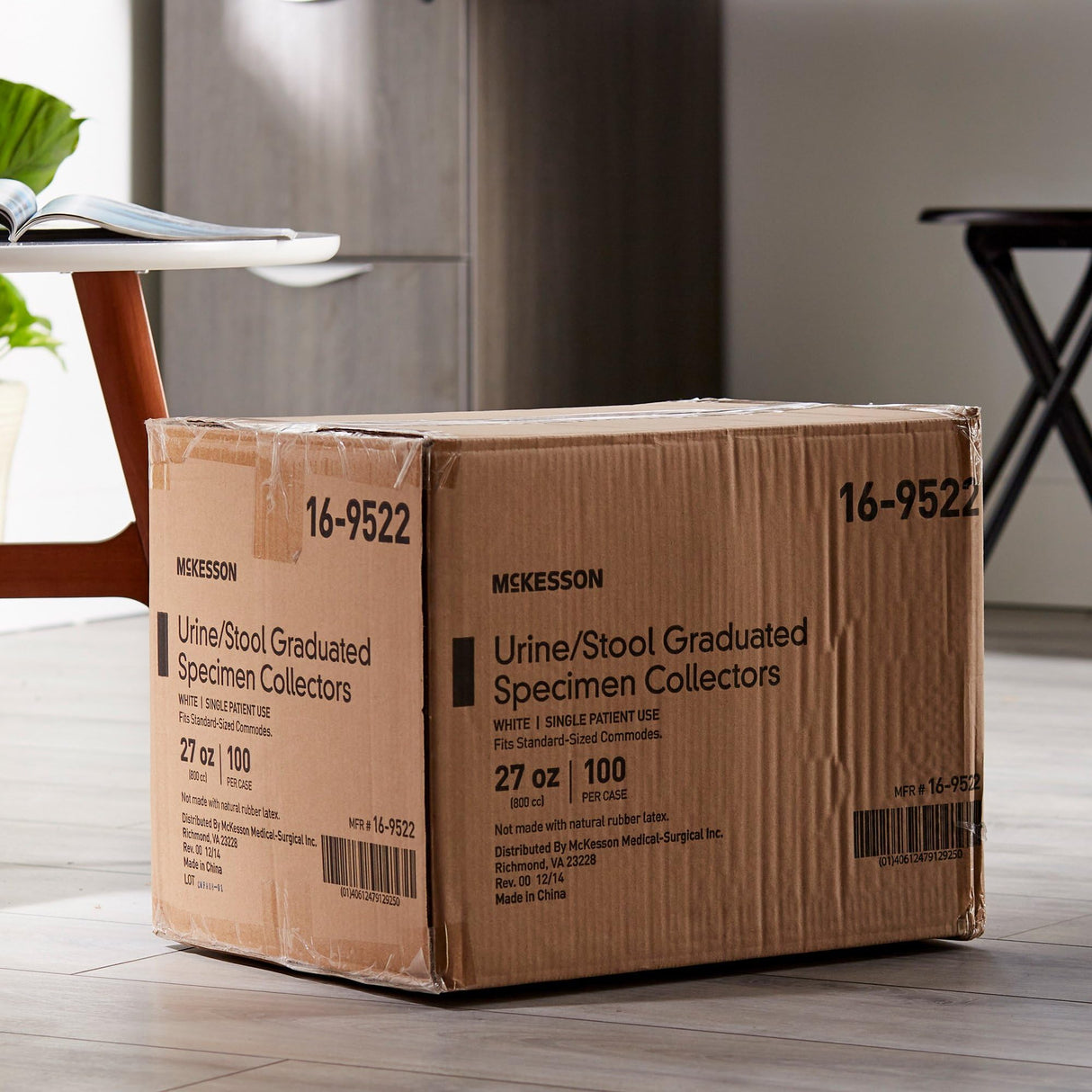 McKesson 16-9522 Commode Specimen Collector Polypropylene Without Closure 27 oz. / 800 Cc Nonsterile (Pack of 100)