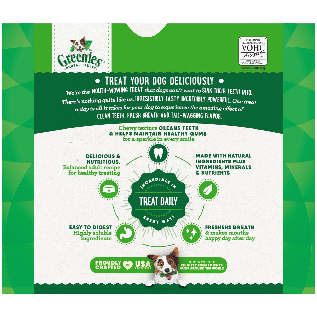 Greenies Veterinarian-Recommended Natural Dental Dog Treats Teenie Size, Original Flavor, 54 oz. Pack, 192 Count
