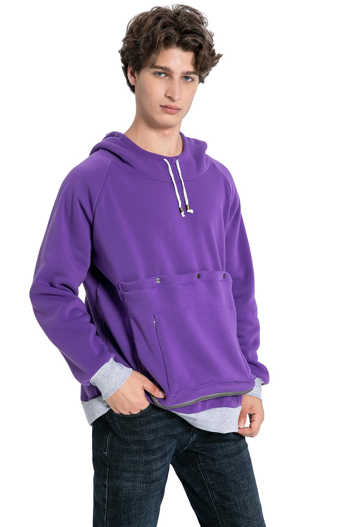 Cat Dog Carrier Hoodies – Puppy Kitten Carrying Sweatshirt Large Pet Pocket Pullover Top – Unisex Kangaroo Hoodies