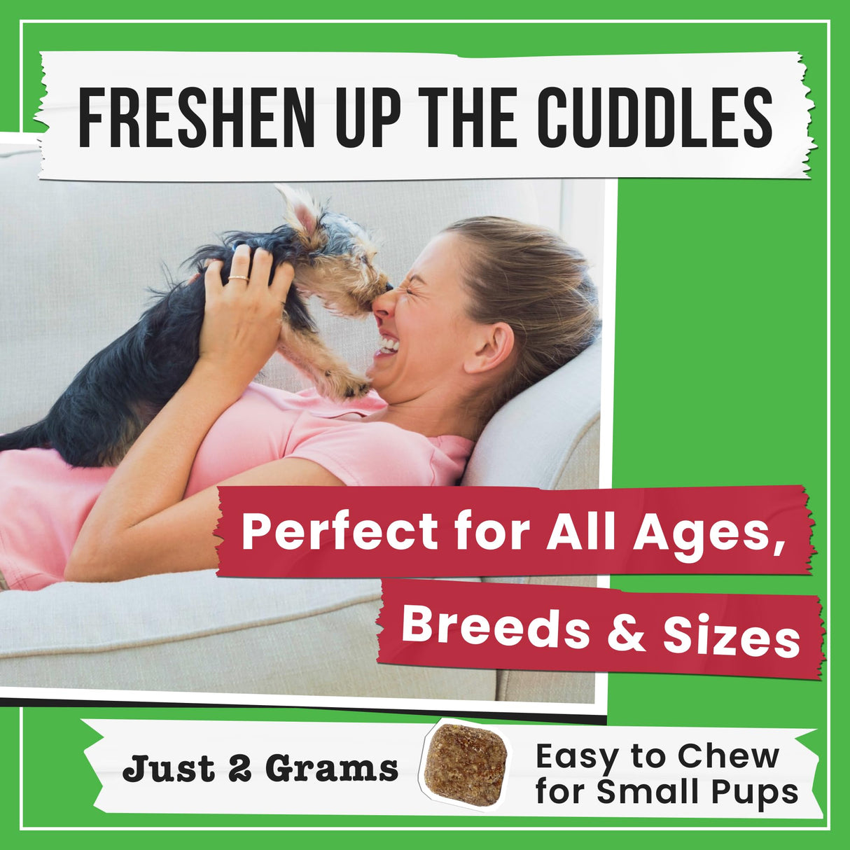 Pawsential No Poo Chews for Dogs - Coprophagia & Stool Eating Deterrent with Probiotics, Digestive Enzymes & Breath Aid Support - Stop Dog Poop Eating - Made in USA - 120 Soft Chews