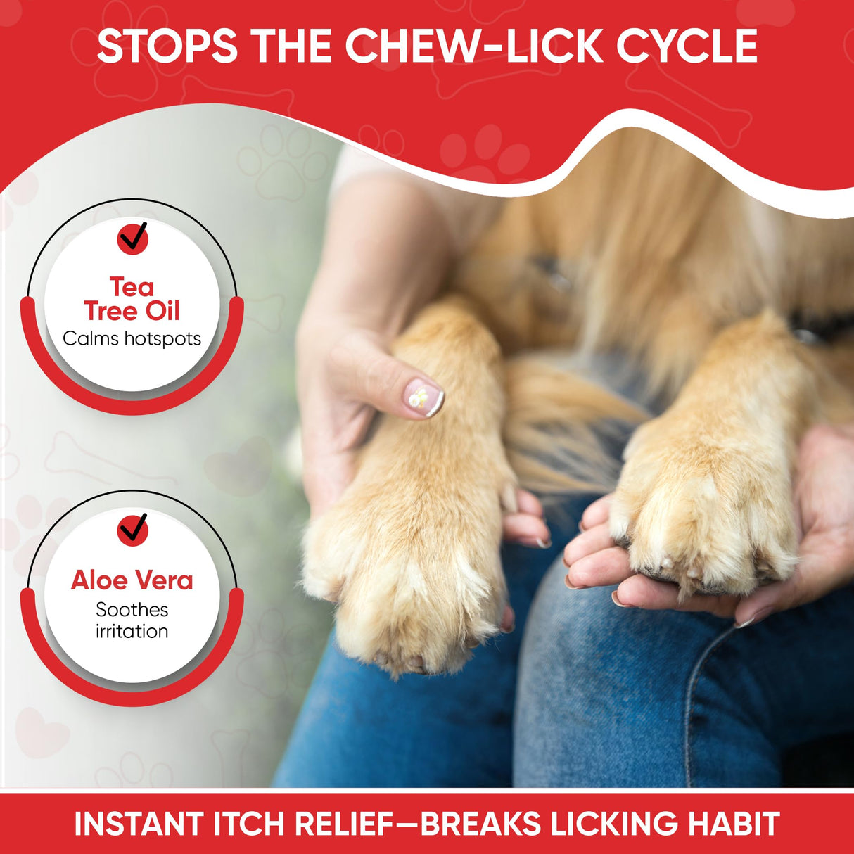 Warren London Deep Cleaning Paw Soak for Dogs – 30 Count Fizz Balls | Soothes Itchy, Irritated Paws with Seaweed, Tea Tree Oil & Aloe | Anti-Lick Paw Relief & Easy 5-Minute Spa