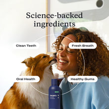 Load image into Gallery viewer, PetLab Co. Cat and Dog Dental Formula, Keep Dog Breath Fresh and Teeth Clean, Supports Gum Health - Water Additive Dental Care Targets Tartar - Packaging May Vary