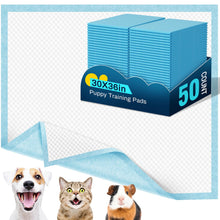 Load image into Gallery viewer, VJJ Puppy Pads XL 30"x36", 50 Count Pee Pads for Dogs Large for Doggie&Cats, Disposable Dog Pee Pads Extra Large, X-Large Potty Pads for Indoor, Outdoor Use
