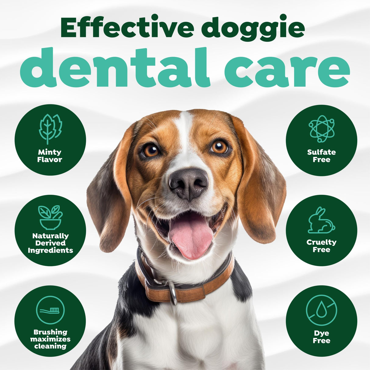 TropiClean Fresh Breath Toothbrush and Toothpaste Kit for Dogs, Teeth Cleaning Kit for Plaque & Tartar Removal, Breath Freshener, Dog Dental Care