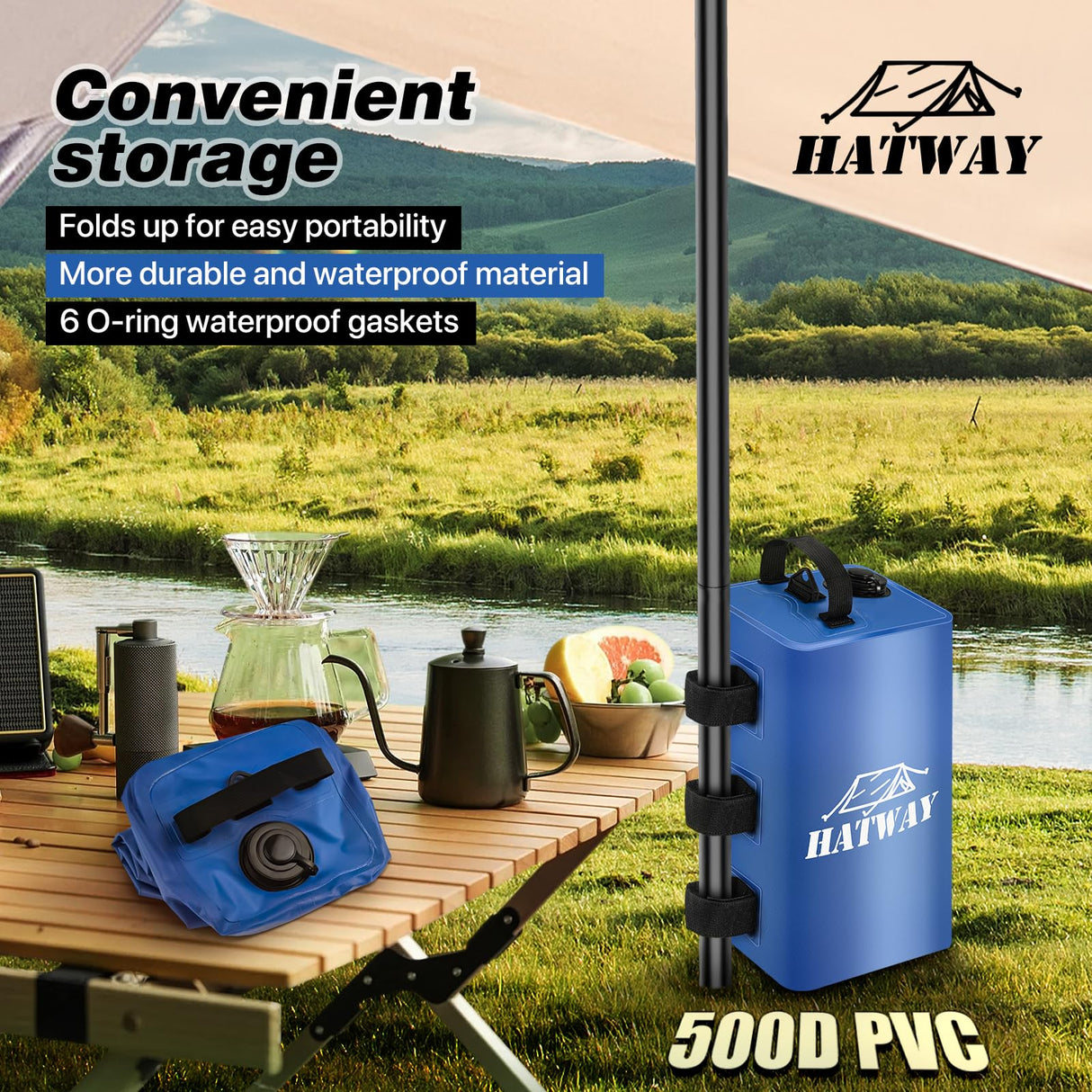 Hatway Canopy Water Weight Bag,88 LBS Water Tent Weights Set of 4 Leg Weights for Pop Up Canopy,Gazebo,Canopies,Tent-4 * 10L-Blue
