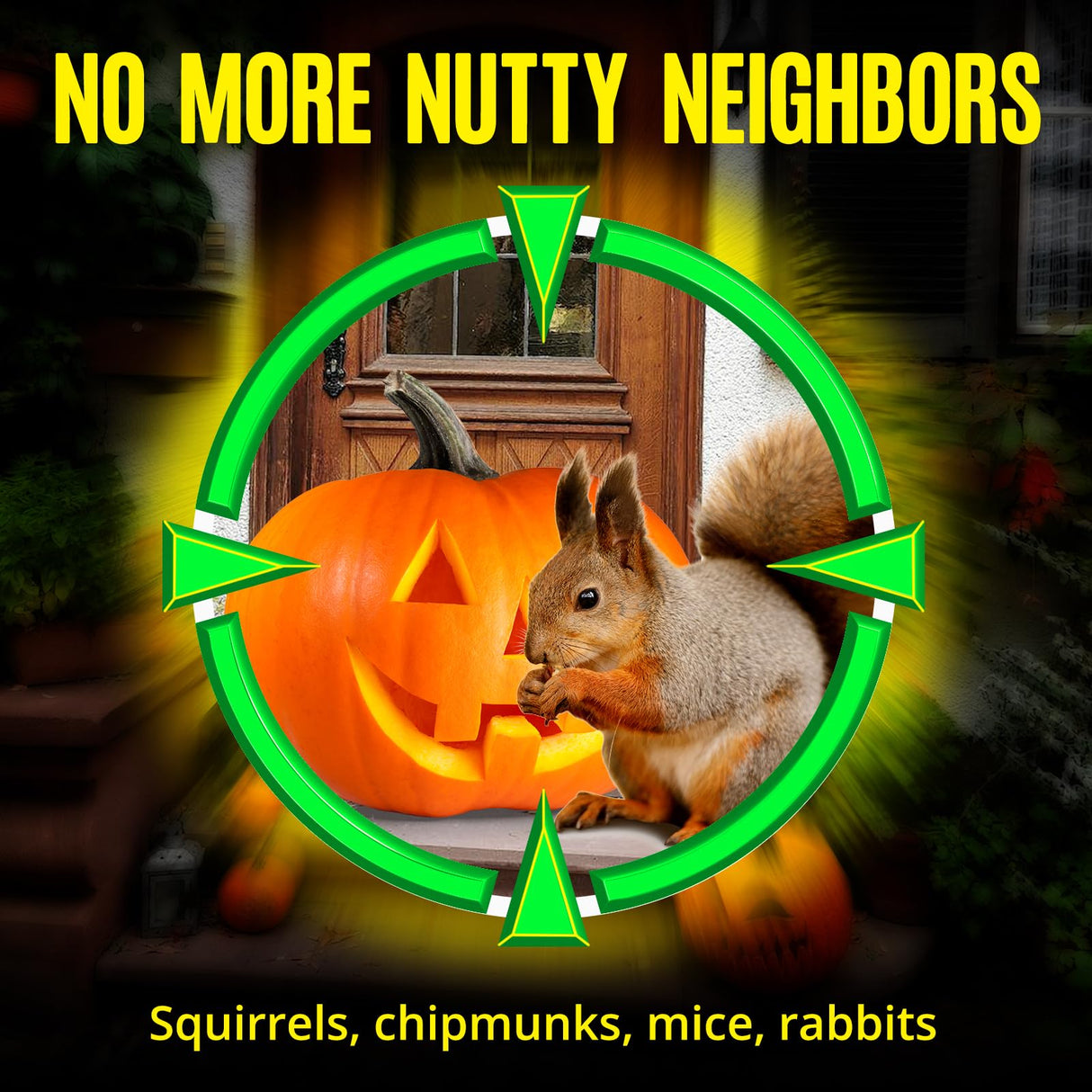 Squirrel Repellent Outdoor 12 Pouches, Chipmunk Repellent Outdoor for Bird Feeders, Natural Squirrel Deterrent Keep Squirrels Out of Garden Yard, Squirrel Repellent for Attic Cars Engines Roof