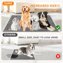 Load image into Gallery viewer, SUPRONLOVE Charcoal Puppy Pads 36"×51", Ultra-Large Carbon Pee Pads for Dogs, Odor-Control Puppy Pads, 6-Layer Dog Training Pads, Ultra-Absorbent & Quick-Dry Black Puppy Pads 40 Count
