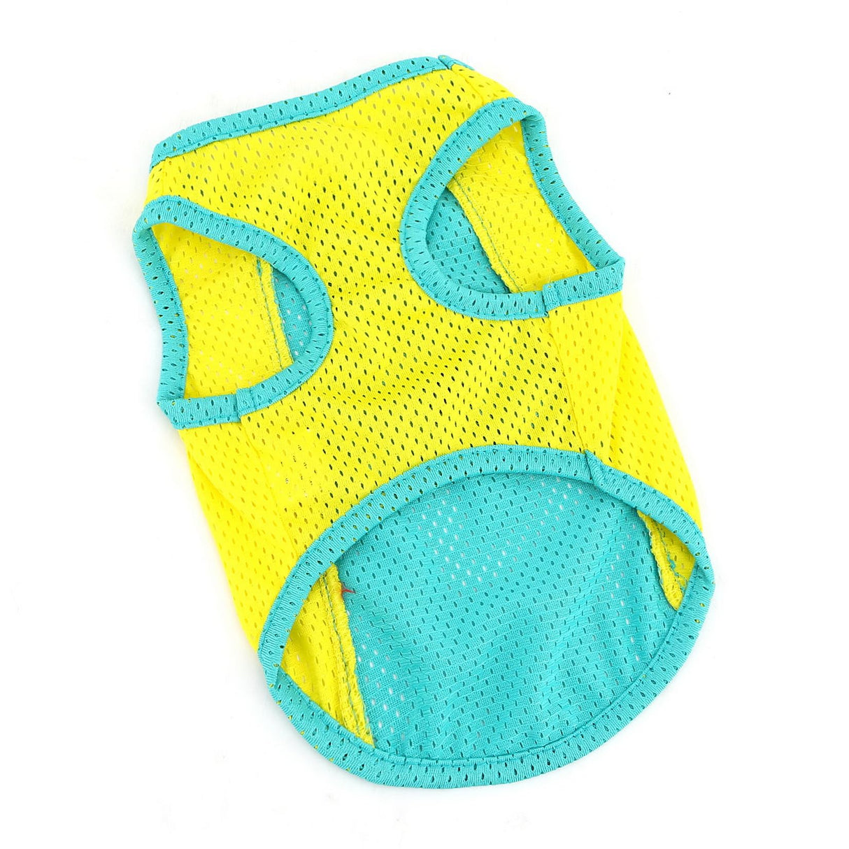 PAIDEFUL Breathable Mesh T-Shirt for Small Dogs Summer Doggie Cool Vest Soft Lightweight Puppy Tee Shirts Sleeveless Pet Tank Top Sweatshirts Cozy Chihuahua Clothes Cat Apparel D-Ring,Green,L
