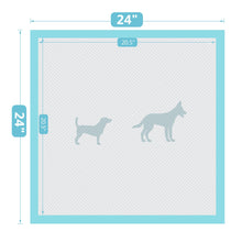 Load image into Gallery viewer, BESTLE Large Pet Training and Puppy Pads Pee Pad for Dogs 24"x24"-80 Count Super Absorbent & Leak-Proof