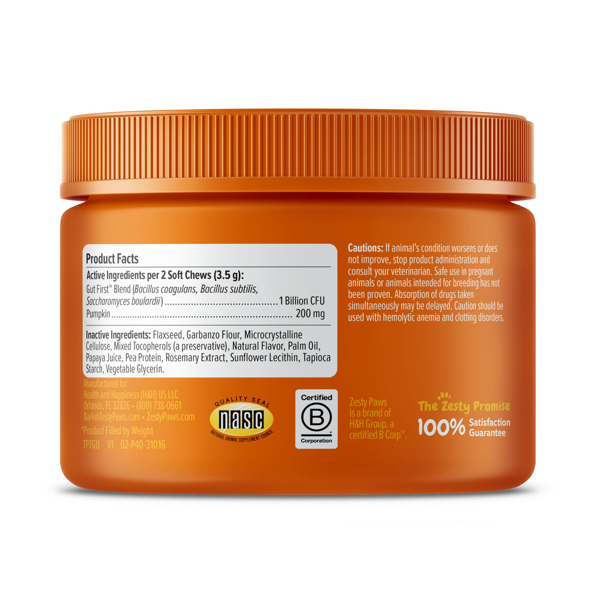 Zesty Paws Puppy Probiotics for Dogs - for Digestive Health, Gut Flora & Immune System Support - Dog Probiotics for Puppies with Bacillus subtilis & Pumpkin - 90 Count