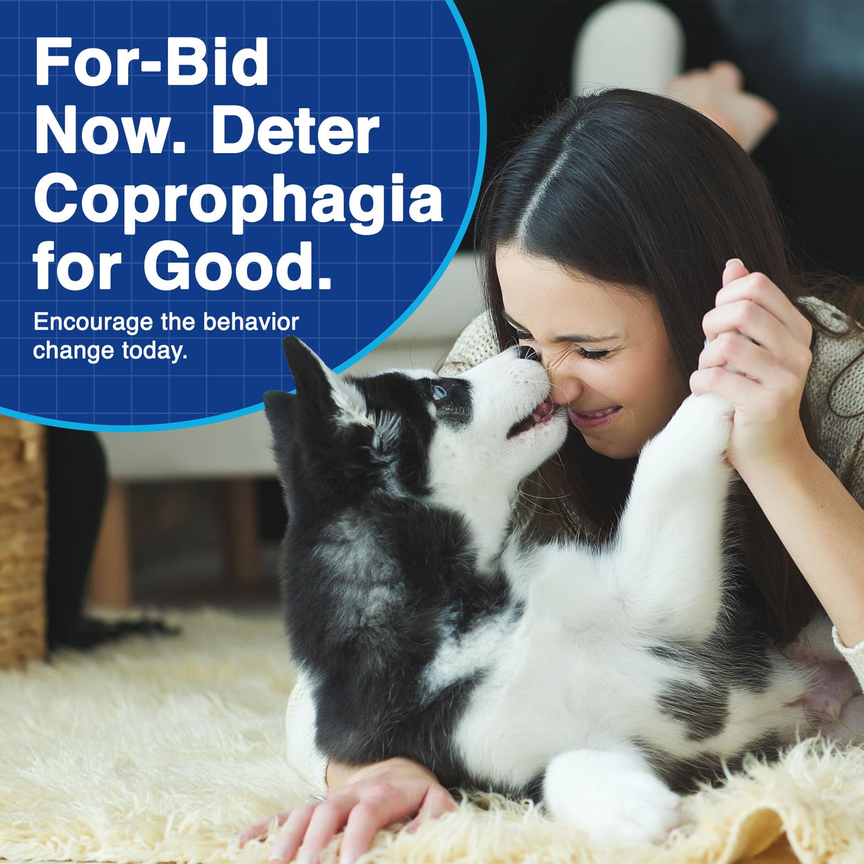 For-Bid Stool Eating Deterrent for Dogs & Cats – Vet-Recommended Coprophagia Deterrent for Dogs for 50+ Years – Effective, Pet Safe, Helps Reduce Odors & Won't Alter Food Taste – Made in The USA