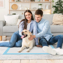 Load image into Gallery viewer, Sweetcrispy 100 Count Dog Puppy Training Pee Pads - Absorbency Disposable Underpads, Leakprood and Quick Drying, Regular Size 22''x 22'' for Potty Training, Incontinence Pads