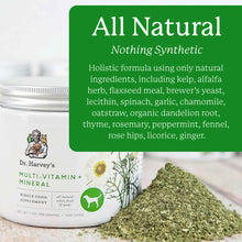 Load image into Gallery viewer, Dr. Harvey's Herbal Multi-Vitamin and Mineral Supplement for Dogs (7 Ounces)