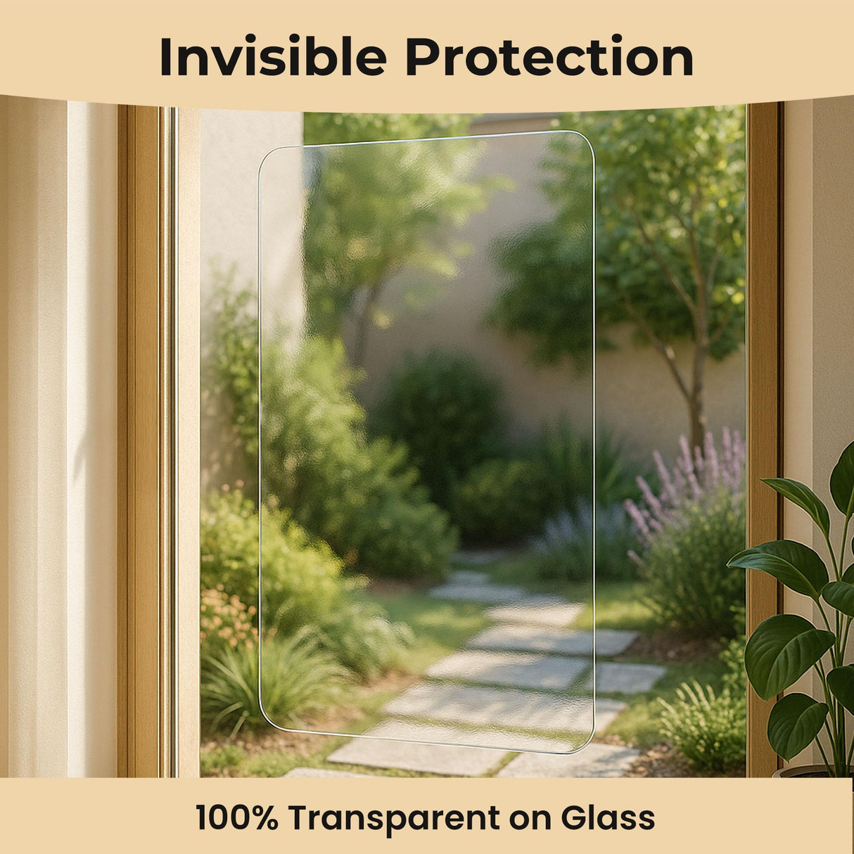 Dog Door Scratch Protector 2-Pack 16 x 30’’ Customizable Transparent PVC Film, Anti-Scratch Guard for Doors & Trim, Damage Proof Protection